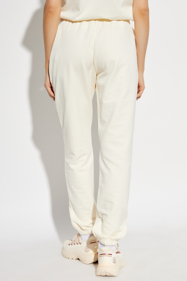 Cream Sweatpants with logo Moncler - Vitkac AS